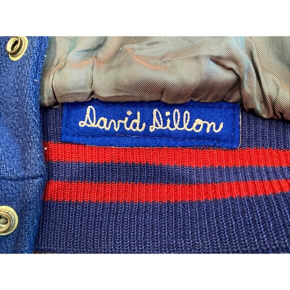 Tecumseh High School IN Letterman Men's Jacket Blue Red & White Size 42 - Picture 7 of 12